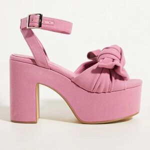 Jeffrey Campbell picnic pink denim platform